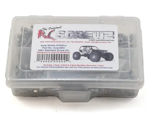 Rc Screwz Axial Racing Wraith Rtr Stainless Steel Screw Kit 1