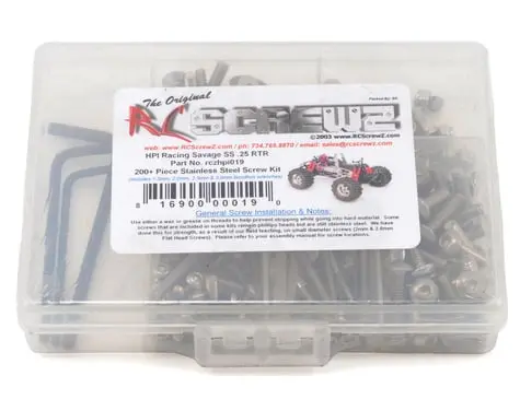Rc Screwz Hpi Savage Ss Screw Set 1