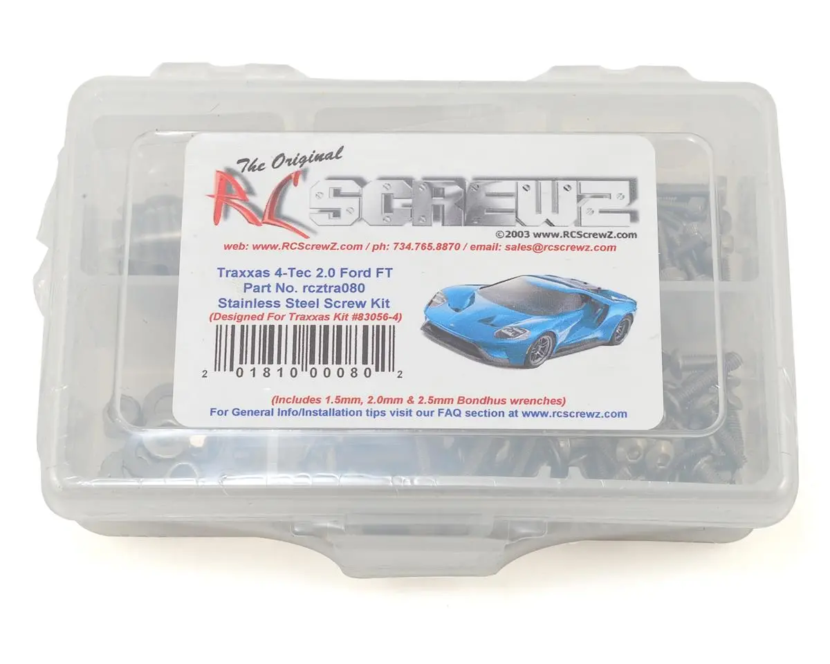 Rc Screwz Stainless Steel Screw Kit For Traxxas 4-Tec 2.0 Ford Gt 1