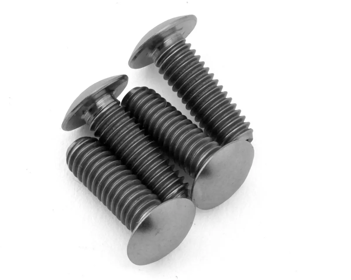 Revolution Design Titanium 1/8 Droop Screw (4) (4X12mm) 1