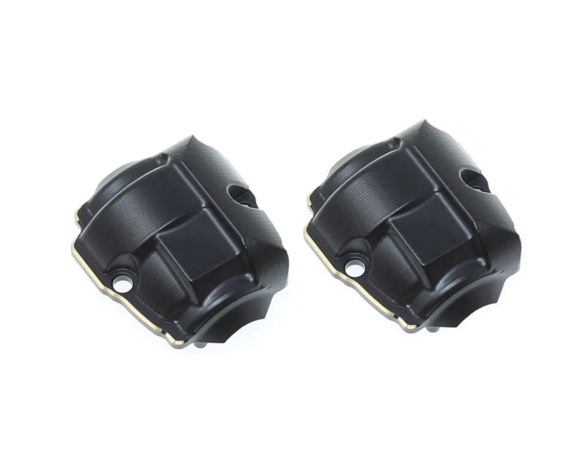 Redcat Mt-18/Ascent-18 Aluminum Differential Covers (Black) (2) 1