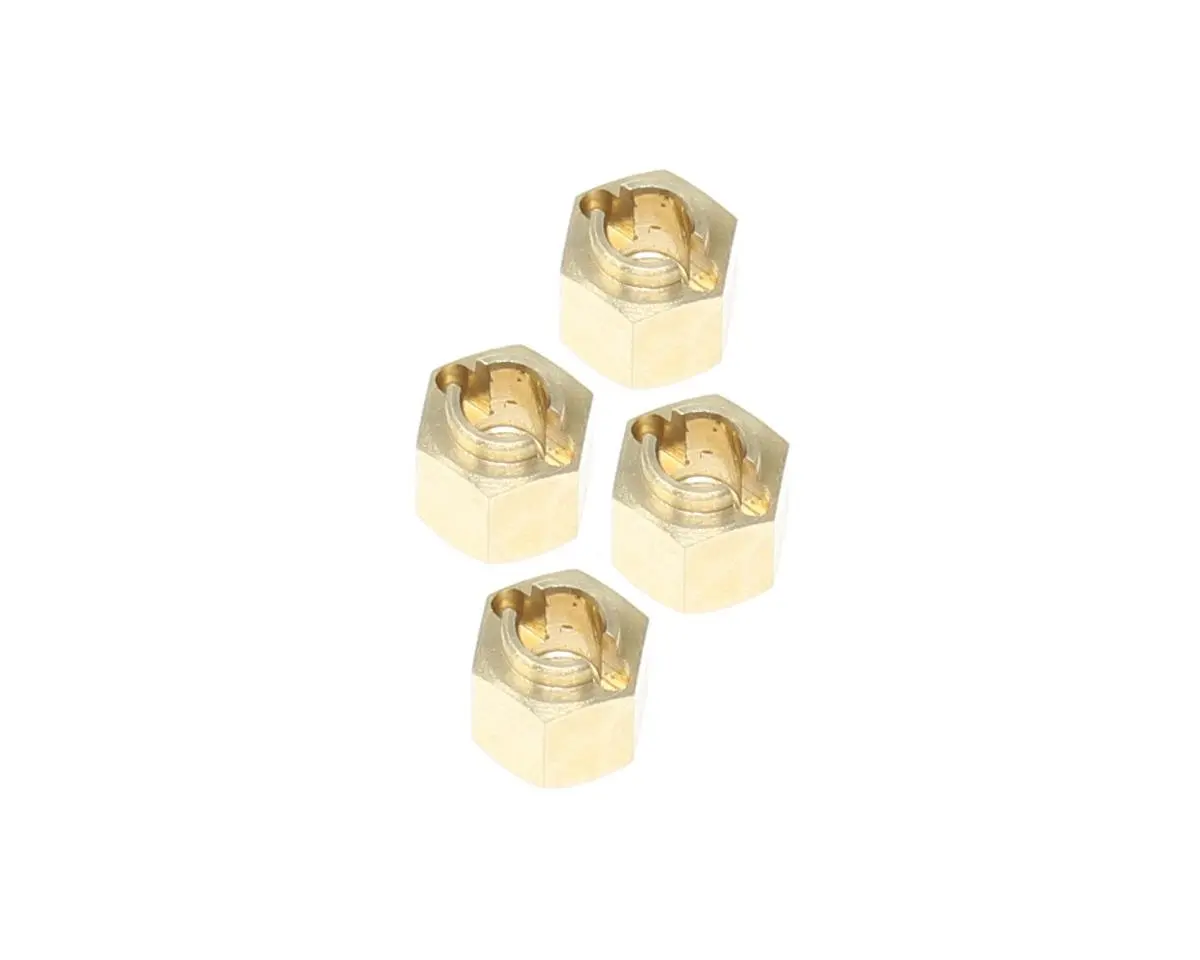Redcat Mt-18/Ascent-18 Brass Wheel Hexes (4) 1