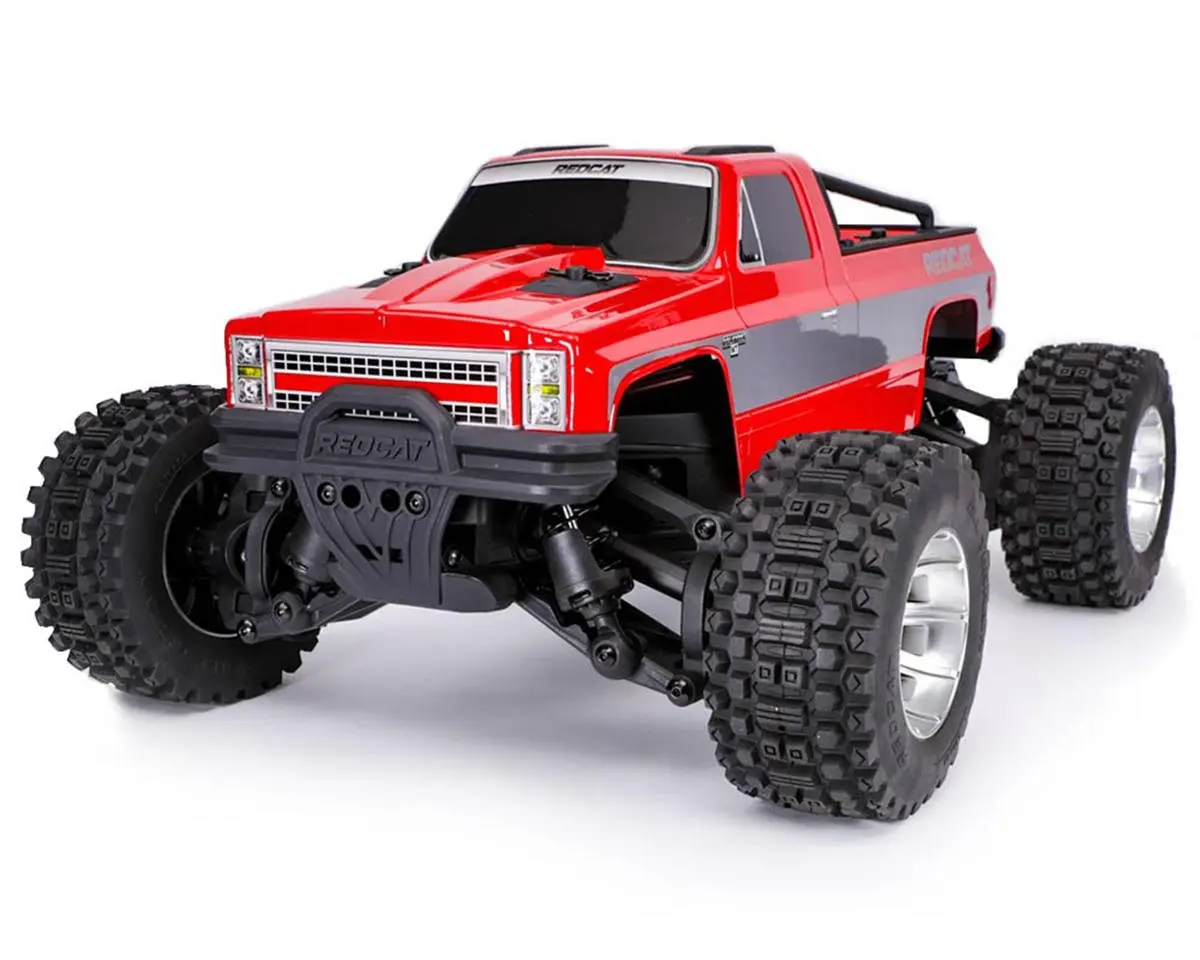 Redcat Valkyrie 1/10 Rtr 4Wd 4S Brushless Monster Truck (Red) W/2.4Ghz Radio 1