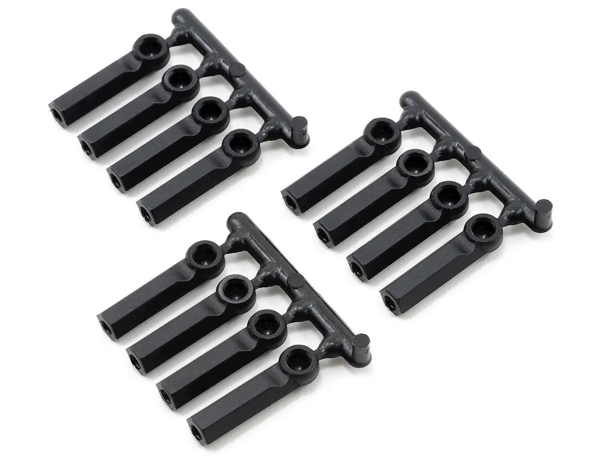 Rpm Long Shank 4-40 Rod Ends (Black) (12) 1