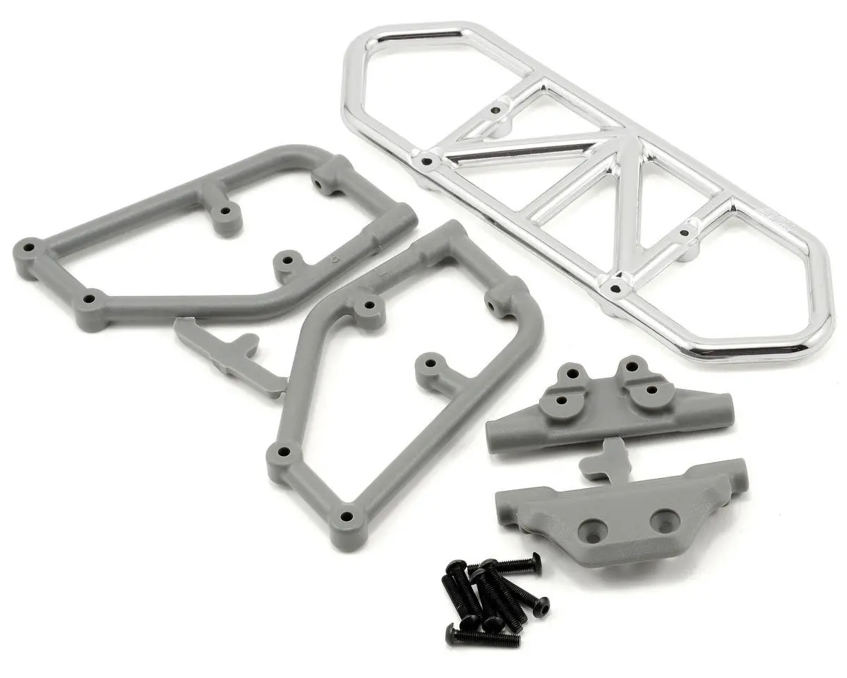 Rpm Rear Bumper (Chrome) (Slash 4X4) 1