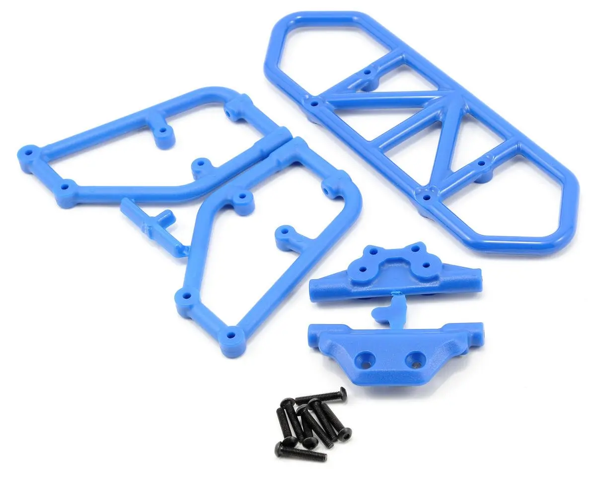 Rpm Rear Bumper (Blue) (Slash 4X4) 1