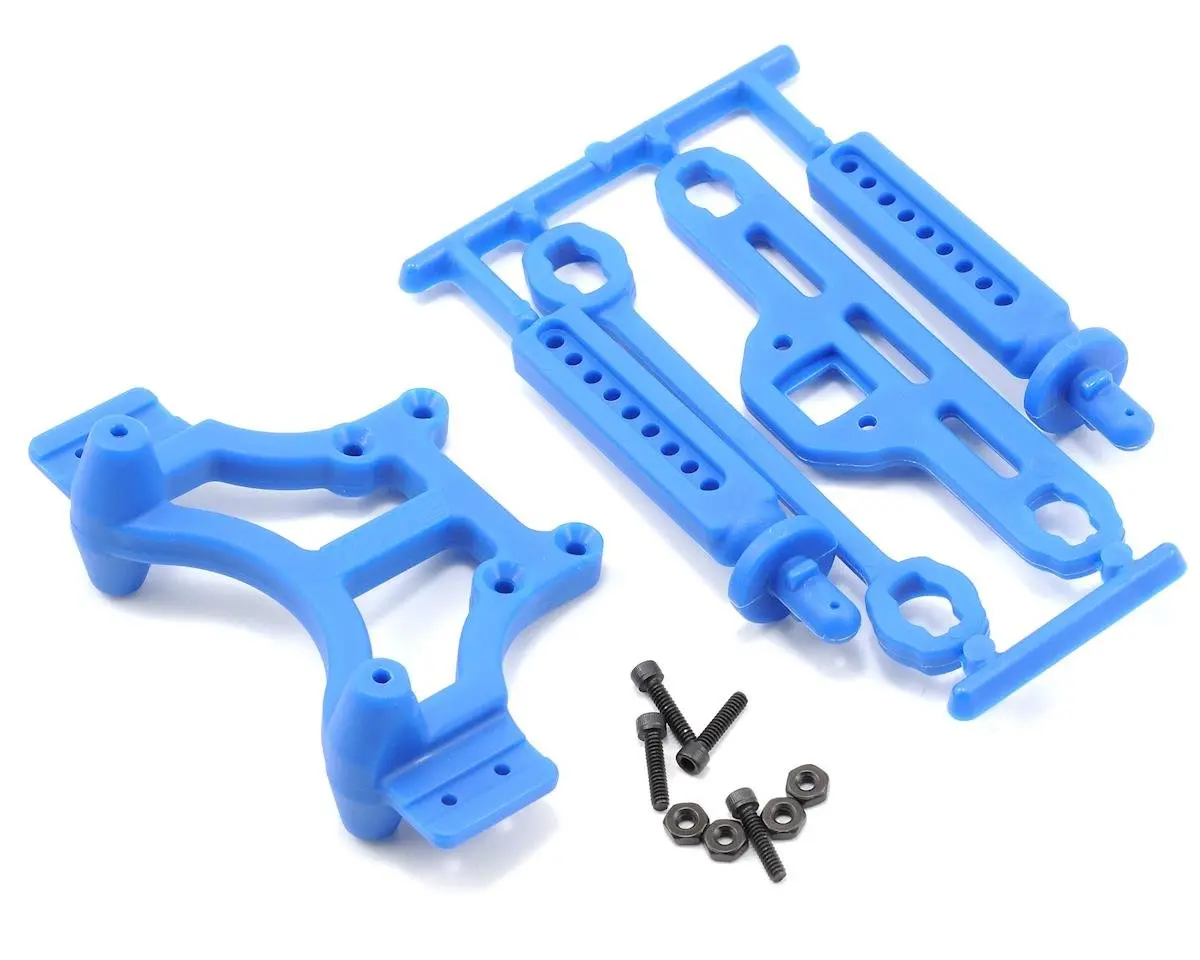 Rpm Shock Tower W/Body Mount (Blue) 1