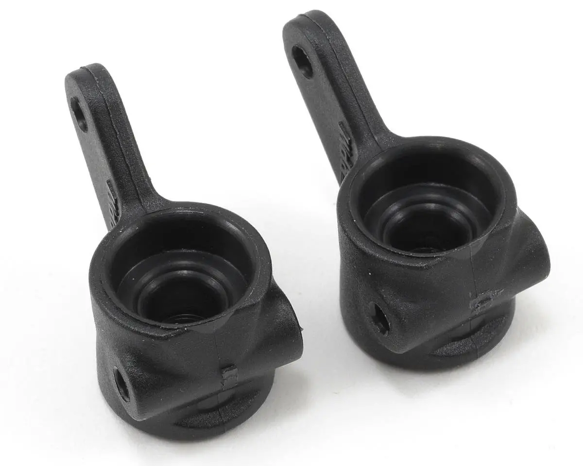Rpm Front Bearing Carrier Set (Black) (2) (Slash, Bandit, Rustler, Stampede) 1