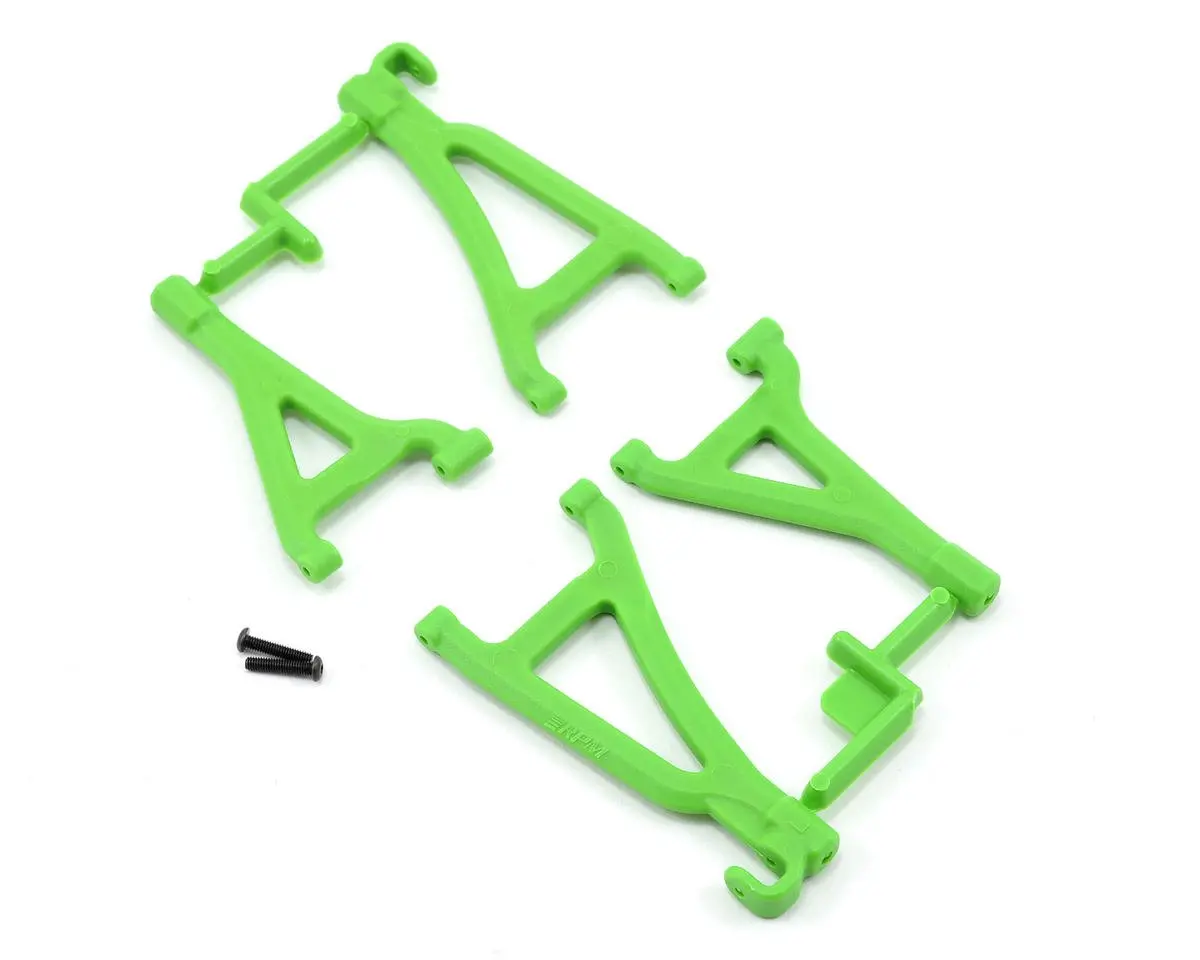 Rpm Front Upper & Lower A-Arm Set (Green) (1/16 E-Revo) 1