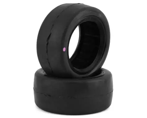 Raw Speed Rc "Slick" 2.2" 1/10 Front 4Wd Buggy Tires (2) (Gumball (Pink)) 1