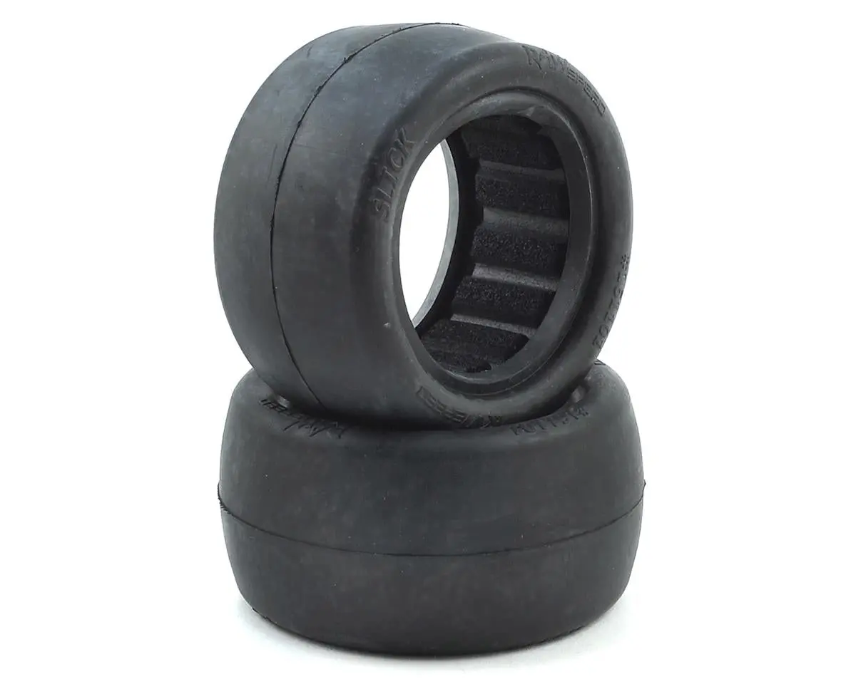 Raw Speed Rc Slick 2.2" 1/10 Rear Buggy Tires (2) (Clay) 1