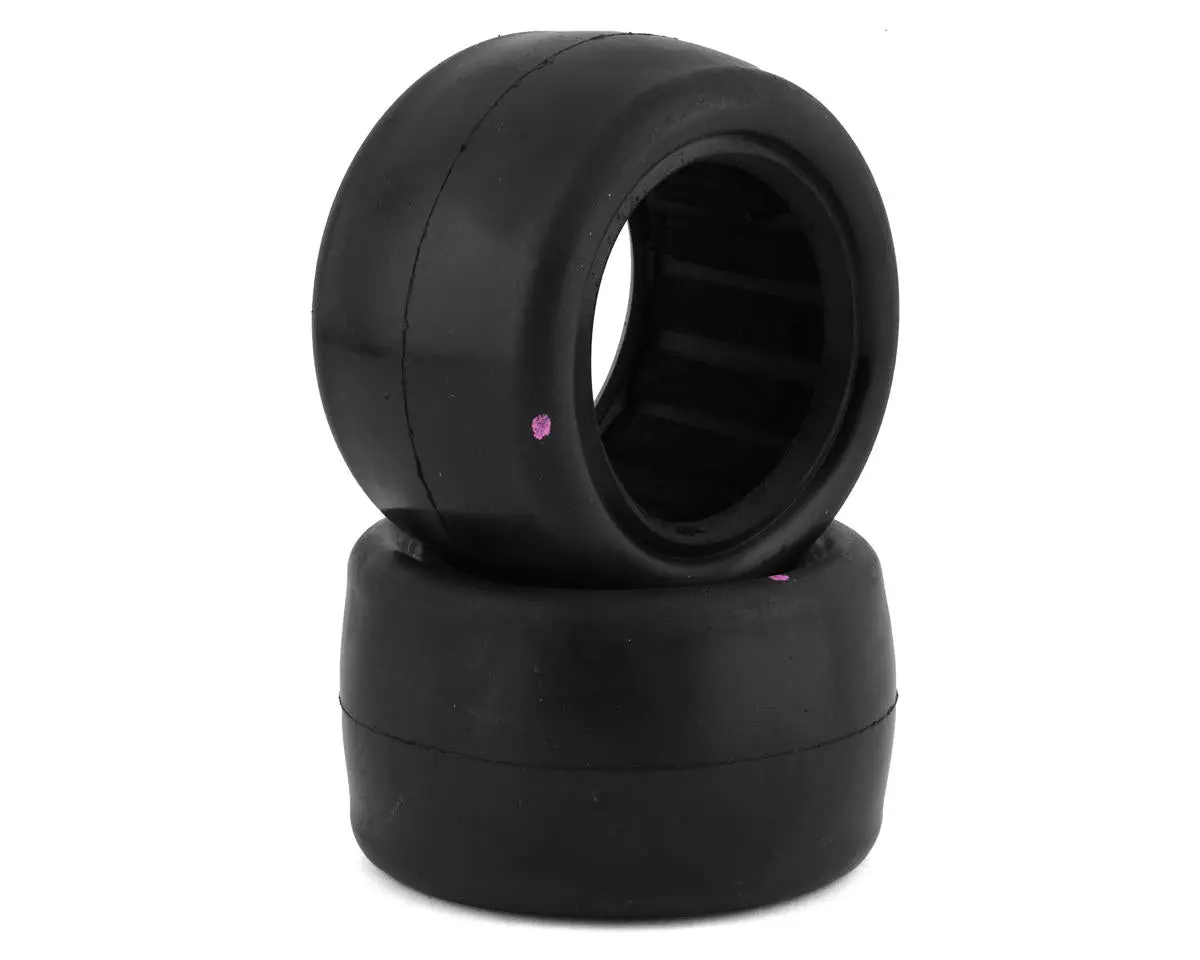 Raw Speed Rc Slick 2.2" 1/10 Rear Buggy Tires (2) (Gumball (Pink)) 1