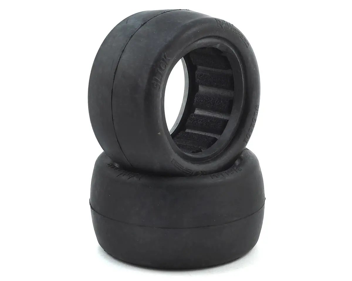 Raw Speed Rc Slick 2.2" 1/10 Rear Buggy Tires (2) (Soft - Long Wear) 1