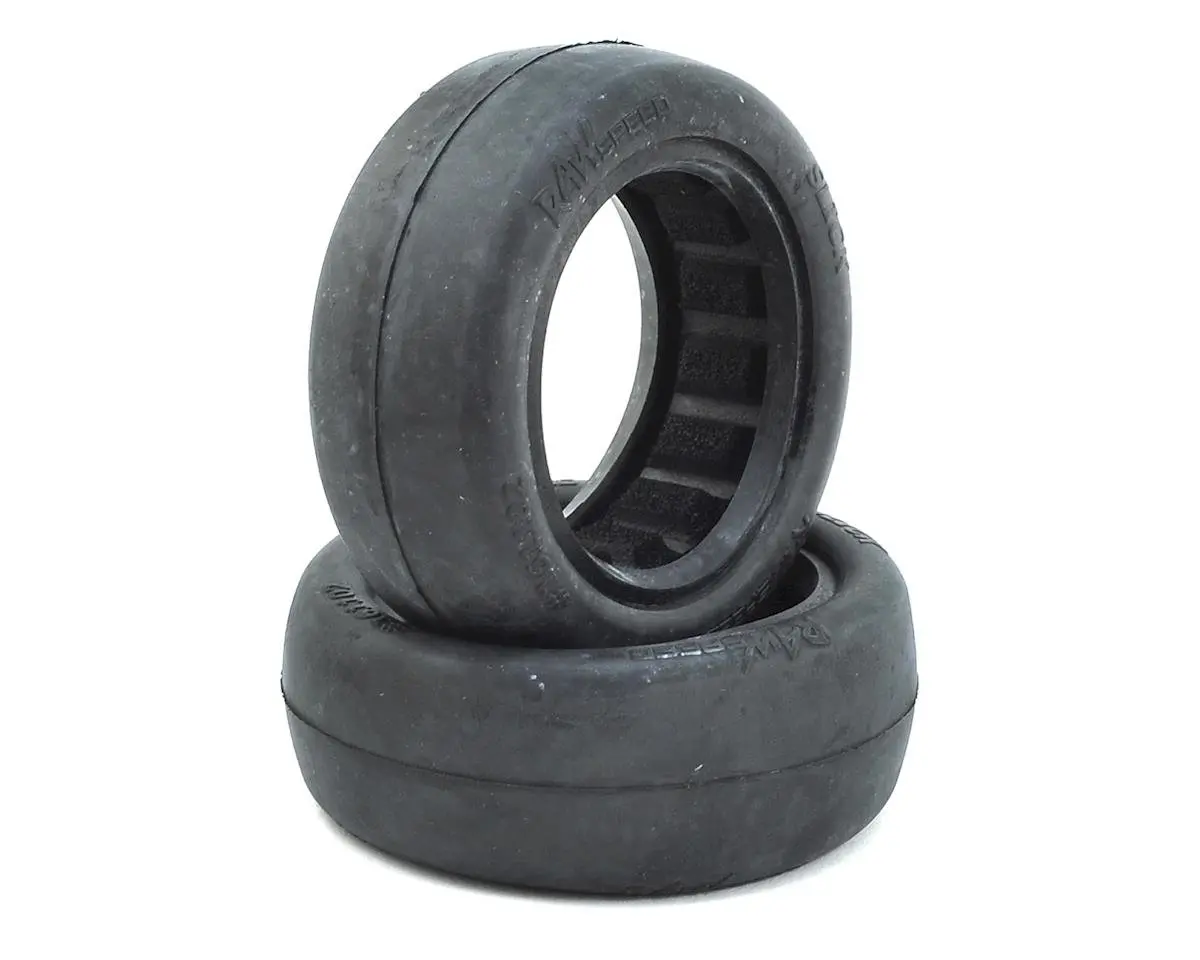 Raw Speed Rc Slick 2.2" 1/10 2Wd Front Buggy Tires (2) (Soft) 1