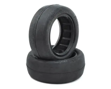 Raw Speed Rc Slick 2.2" 1/10 2Wd Front Buggy Tires (2) (Soft - Long Wear) W/Foam Inserts 1
