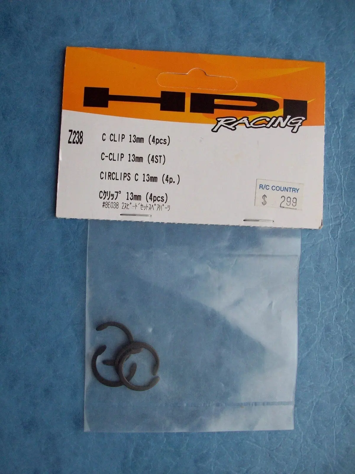 Hpi Racing Hpi Nitro Rs4 Rtr Nitro 3 (Shaft) C-Clip 13Mm (4) 1