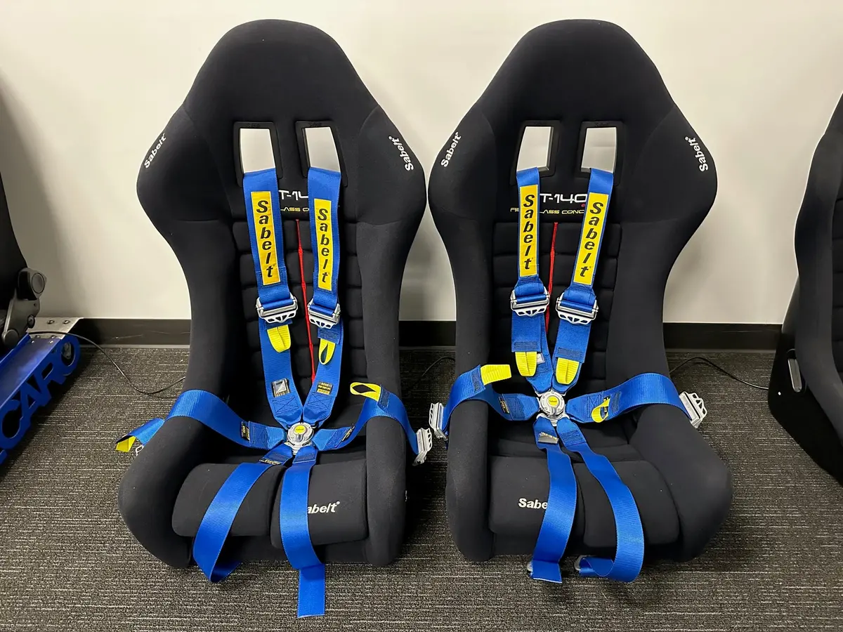 Demo Set (New) - Sabelt Gt-140 Expired Seat Set - Titan (Local Pickup Only) 1