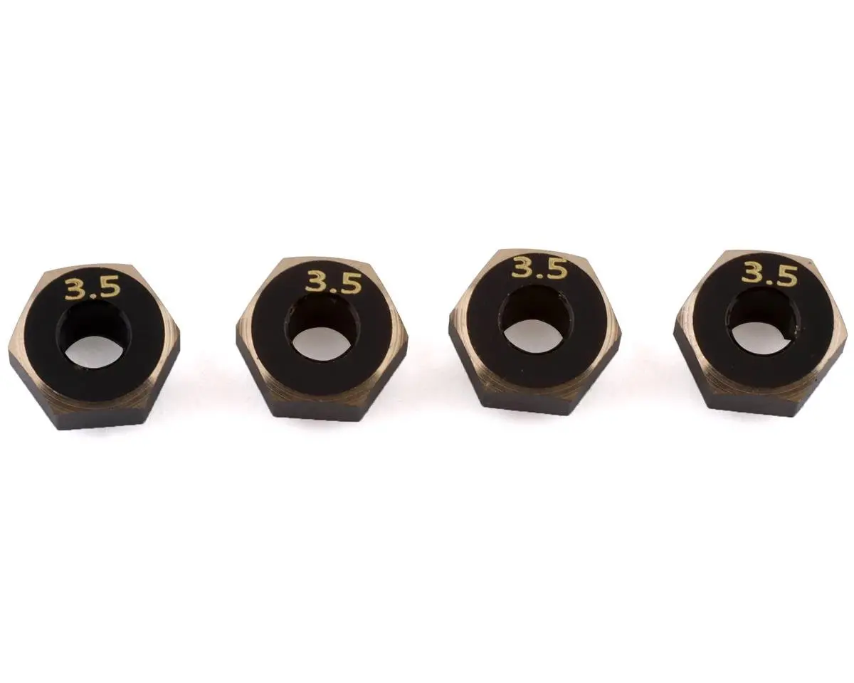 Samix Scx24 Brass Hex Adapter (4) (3.5Mm) (1G) 1