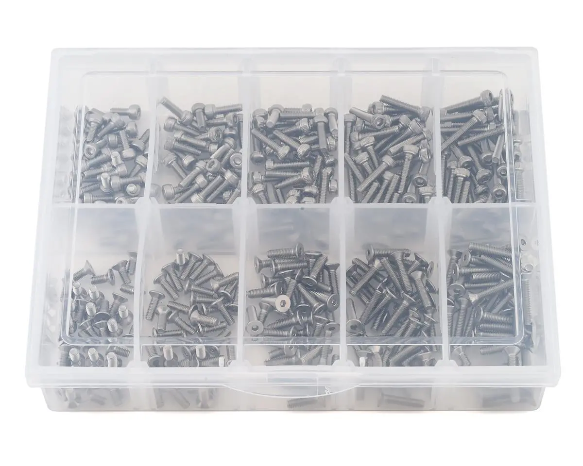 Samix Stainless Steel M2.5 Screw Set W/Plastic Box (350) 1