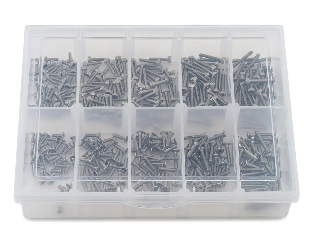 Samix Stainless Steel M2 Screw Set W/Plastic Box (350) 1