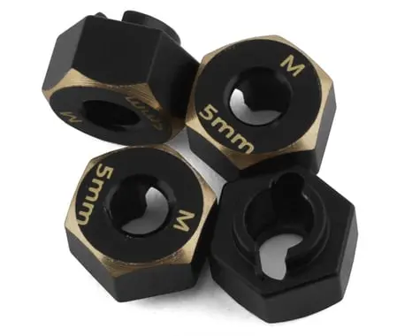 Samix Trx-4M Brass Hex Adapter (5Mm) (4) (1G) 1