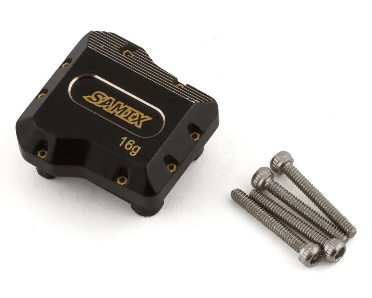 Samix Trx-4M Brass Differential Cover (Black) (16G) 1