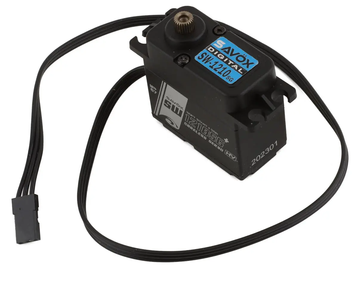 Savox Sw-1210Sgp Black Edition "Tall" Waterproof Digital Servo (High Voltage) 1