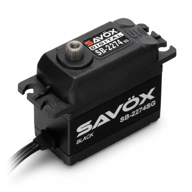 Savox Black Edition High Voltage Brushless Digital Servo, 0.080Sec / 347.2Oz @ 7.4V 1