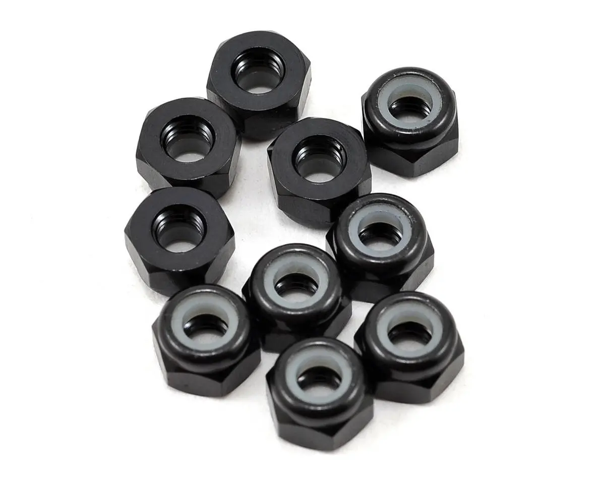 Schumacher Speed Pack M3 Aluminum Locknut (Black) (10) 1