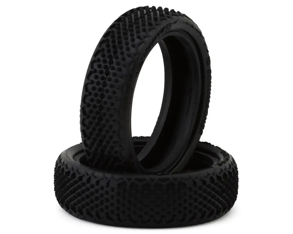 Schumacher Splinter 2.2" Slim Ultra-Low Profile Front 2Wd Buggy Tires (2) (Yellow) 1