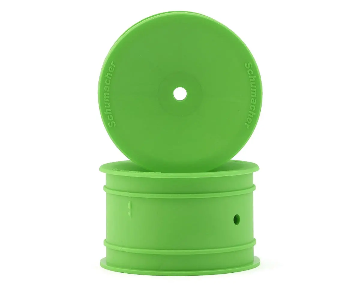Schumacher 12Mm 1/10 Buggy Rear Hex Wheels (Green) (2) 1