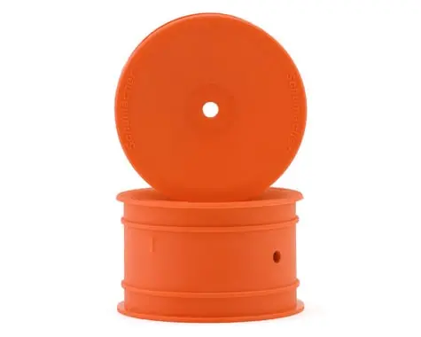 Schumacher 12Mm 1/10 Buggy Rear Hex Wheels (Orange) (2) 1