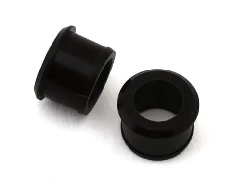 Schumacher Alloy Aluminum Big Bore Shock Cap Bushings (Black) (2) (L1r/Ld3/St2) 1