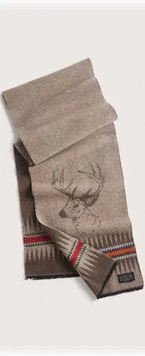 Pendleton Jacquard Scarf In Sawtooth Buck 1