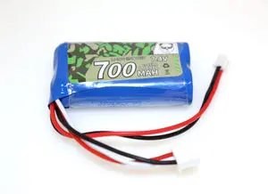 Panda Hobby 7.4V 700Mah Li-Ion Battery W/ Ph2.0 Connector Fits Tetra 1/24 1