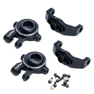 Powerhobby Aluminum C Hub And Steering Knuckles-Black For Traxxas Trx-4M 1