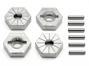 Hpi Silver Hex Wheel Hub, 17Mm, (4Pcs), Savage X 1