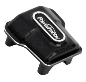 Powerhobby Aluminum Front / Rear Axle Diff Cover, For Traxxas Trx-4M, Black 1