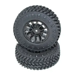 Panda Hobby Tires And Wheels, Mounted And Glued, For Tetra18 X1 6X6, K1 6X6, Optional For Tetra18 4X4 (2Pcs) 1