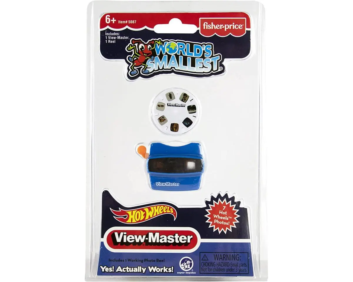 Super Impulse World's Smallest Fisher Price View Master Hot Wheel 1
