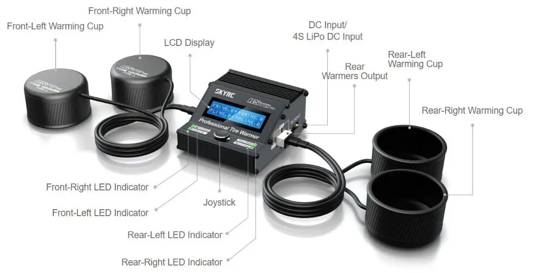 Skyrc Rstw Pro V3 Tire Warmer With Warming Belt 1