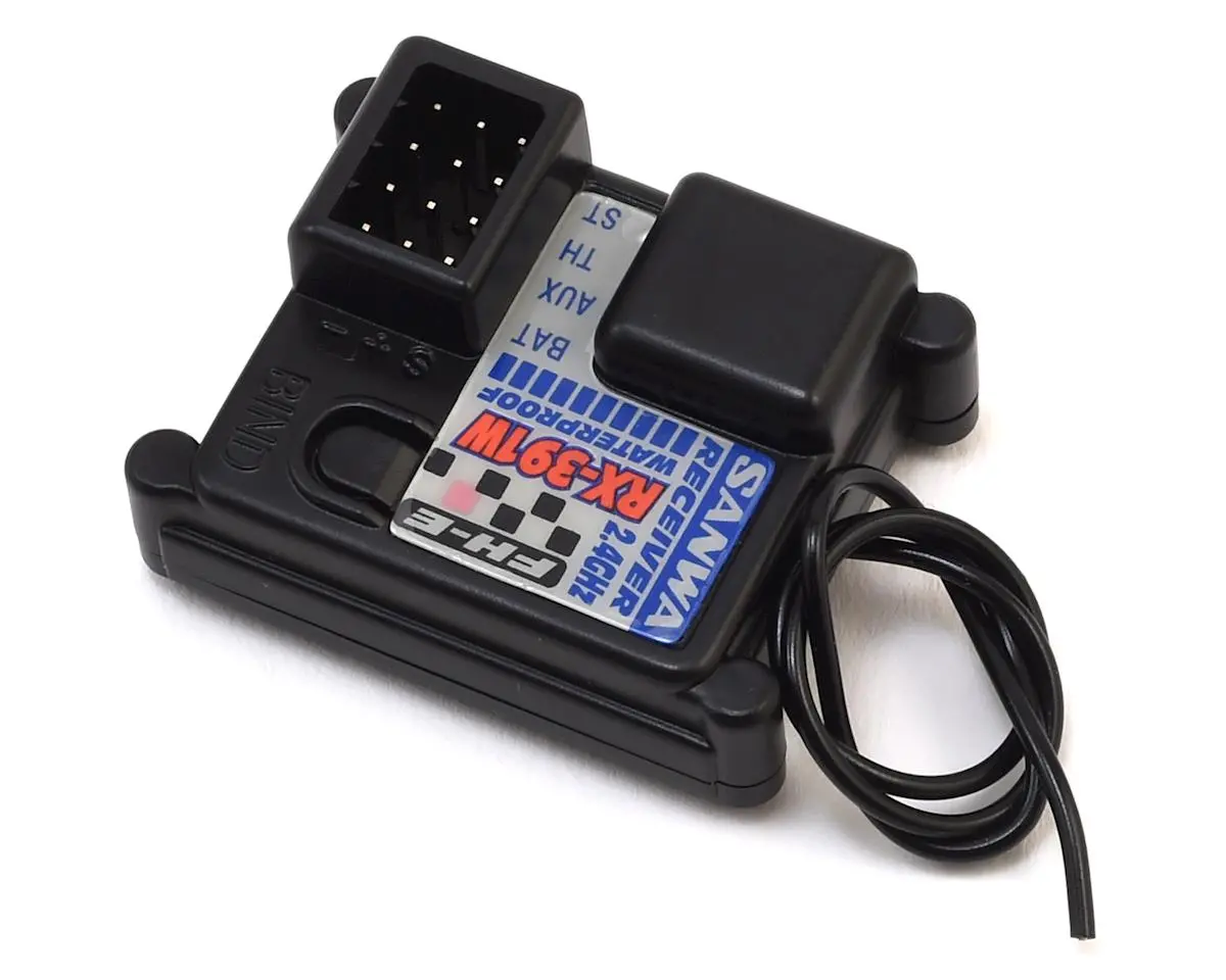 Sanwa/Airtronics Rx-391W 2.4Ghz Fh-E 3-Channel Receiver (Mx-6) 1