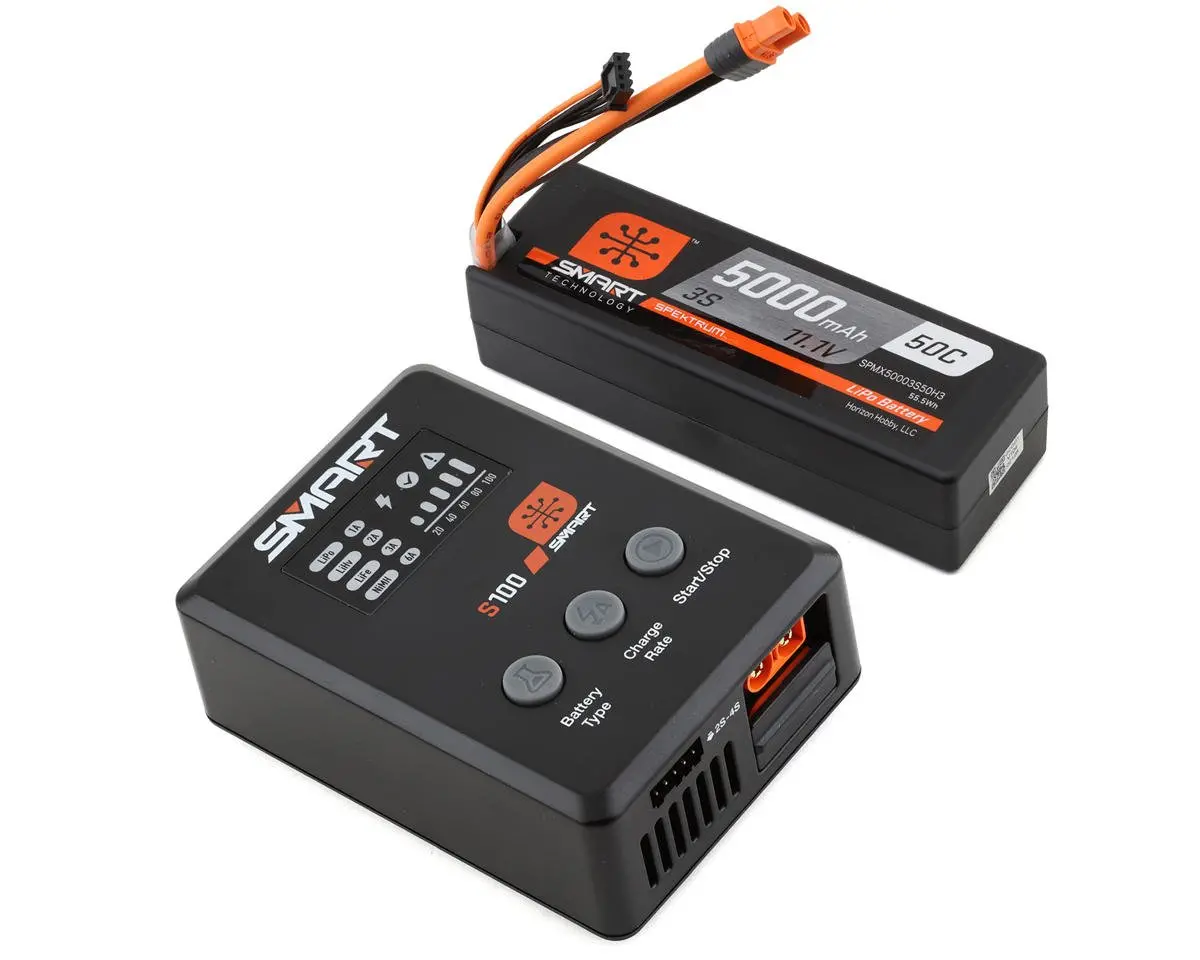 Spektrum Rc Smart Powerstage Surface Bundle W/3S Smart 50C Lipo Battery (5000Mah) (Ic3) 1