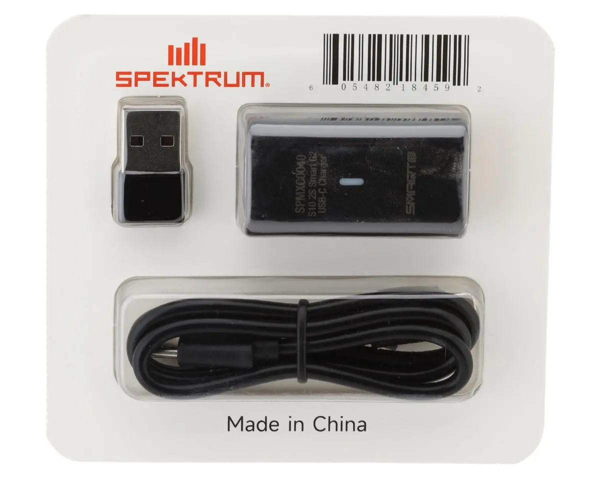 Spektrum Rc S10 G2 Usb-C Smart Lipo Charger W/Ic2 Connector (2S/1.5A) 1