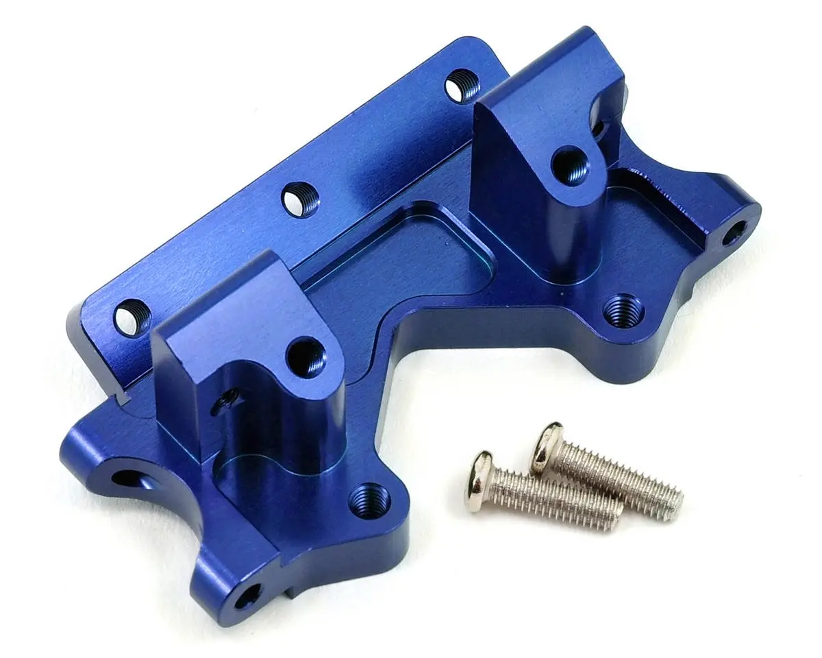 St Racing Concepts Aluminum Front Bulkhead (Blue) 1