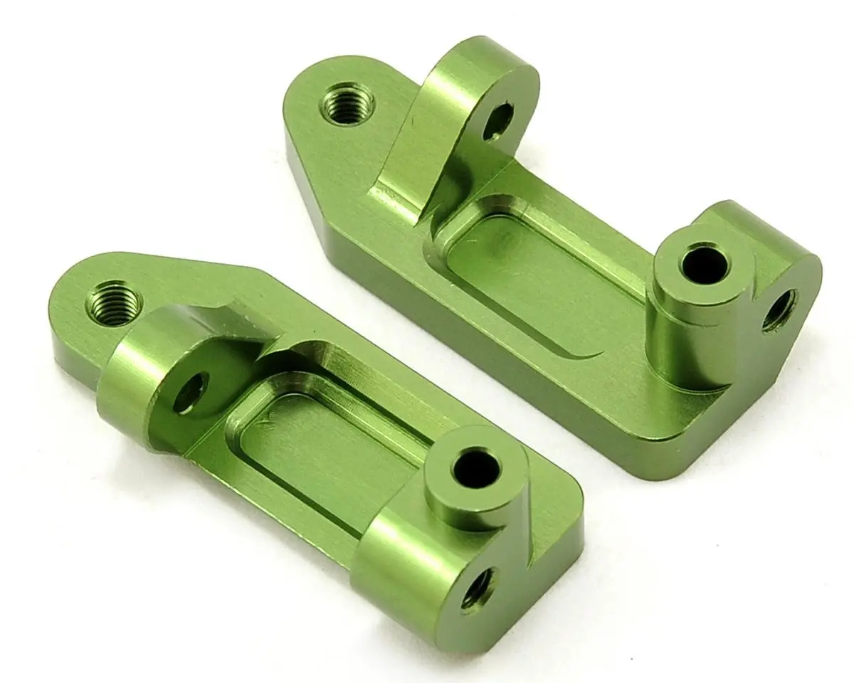St Racing Concepts Aluminum Caster Blocks (Green) 1