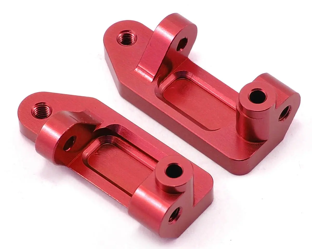 St Racing Concepts Aluminum Caster Blocks (Red) 1