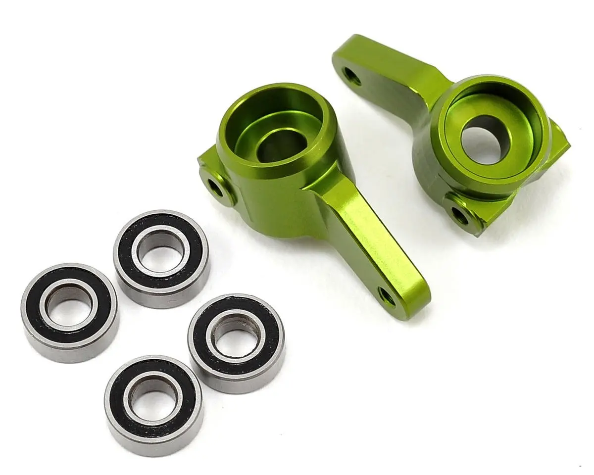 St Racing Concepts Oversized Front Knuckles W/Bearings (Green) 1
