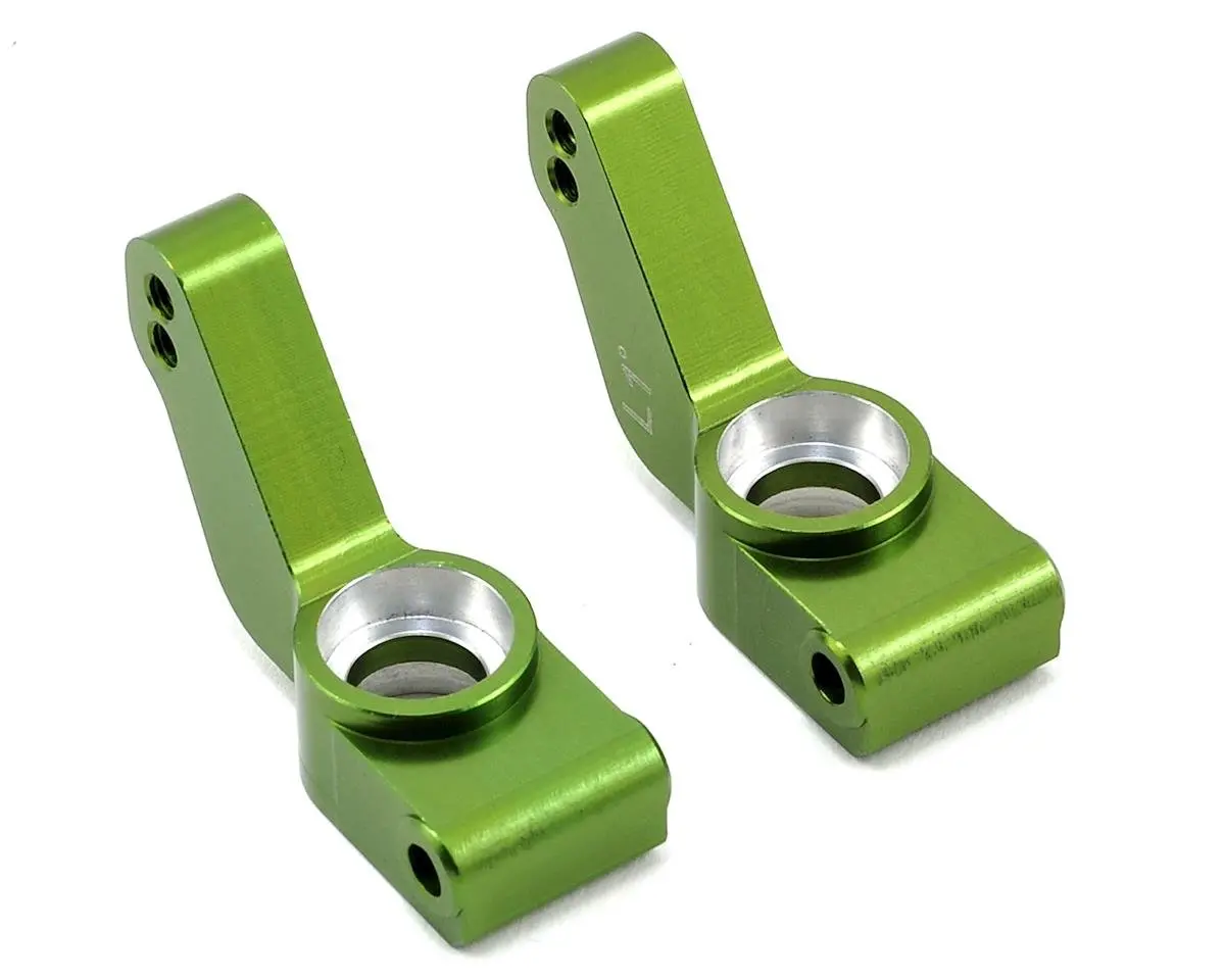 St Racing Concepts Aluminum 1? Toe-In Rear Hub Carriers (Green) 1