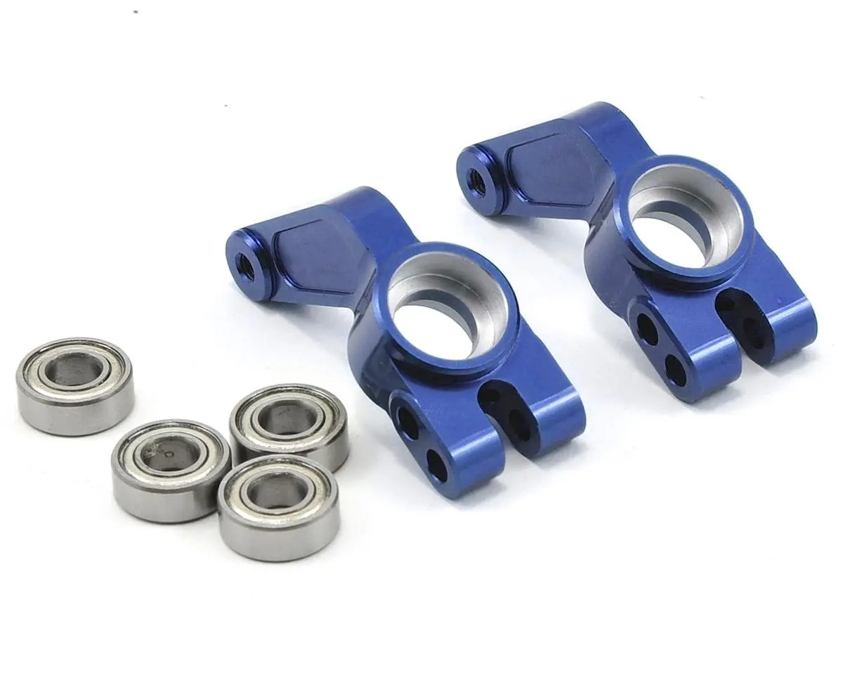 St Racing Concepts Oversized Rear Hub Carrier W/Bearings (Blue) 1